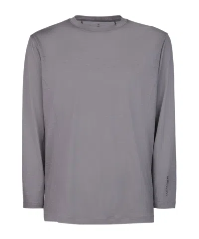 Sease Long-sleeved Wool T-shirt In Gray