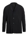 Sease Man Blazer Black Size 42 Cotton In Black