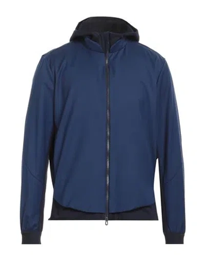 Sease Man Jacket Blue Size 42 Wool, Bio Nylon