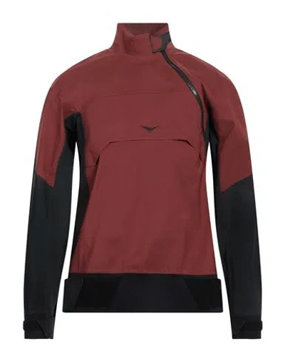 Sease Man Jacket Brick Size 36 Virgin Wool, Nylon, Elastane In Red
