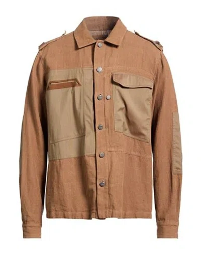 Sease Man Jacket Brown Size 40 Hemp
