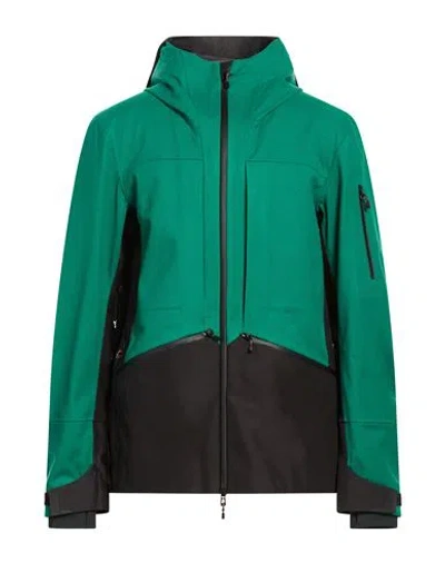 Sease Man Jacket Emerald Green Size Xl Wool, Cashmere, Bio Nylon In Animal Print