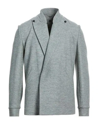 Sease Man Jacket Grey Size 40 Virgin Wool In Gray