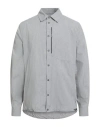 Sease Man Jacket Grey Size L Cotton In Gray