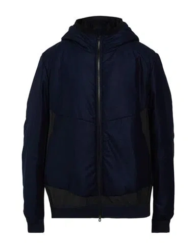 Sease Man Jacket Navy Size Xl Virgin Wool, Nylon, Elastane In Multi