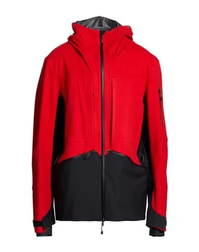 Sease Man Jacket Red Size Xxl Wool, Cashmere, Bio Nylon In Multi