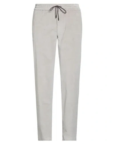 Sease Man Pants Light Grey Size Xxl Cotton, Elastane In Gray