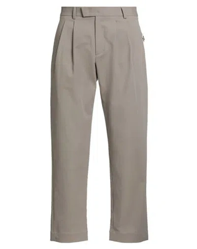 Sease Man Pants Sand Size M Cotton, Elastane In Gray