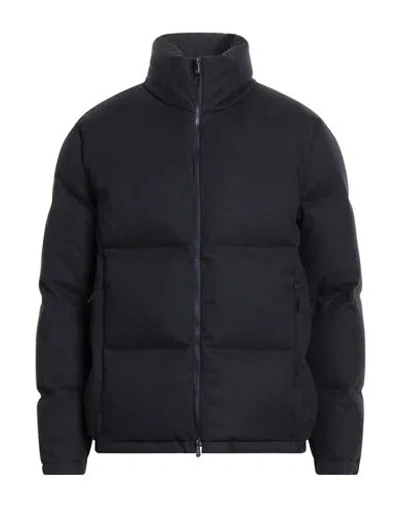 Sease Man Puffer Navy Size Xl Cotton, Cashmere