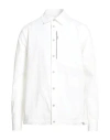 Sease Man Shirt Off White Size L Cotton In Multi