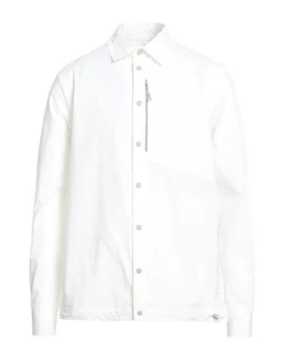 Sease Man Shirt Off White Size L Cotton In Multi