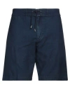 Sease Man Shorts & Bermuda Shorts Blue Size 40 Cotton In Blue