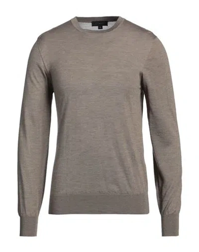 Sease Man Sweater Khaki Size L Cashmere, Silk In Beige