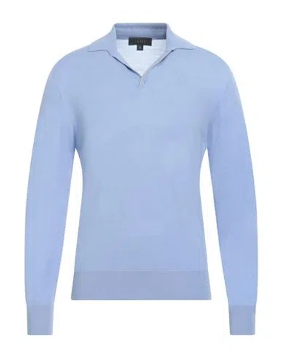Sease Man Sweater Light Blue Size Xl Merino Wool