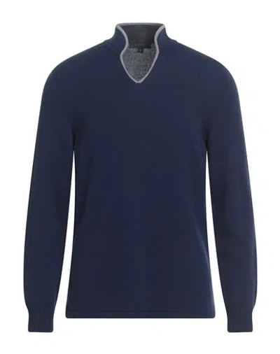 Sease Man Sweater Navy Size Xxl Cashmere