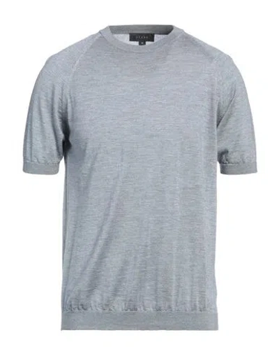 Sease Man Sweater Slate Blue Size M Cashmere, Silk