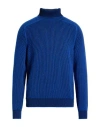 Sease Man Turtleneck Bright Blue Size Xl Cashmere In Blue