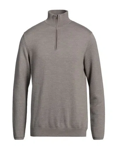 Sease Man Turtleneck Grey Size L Virgin Wool