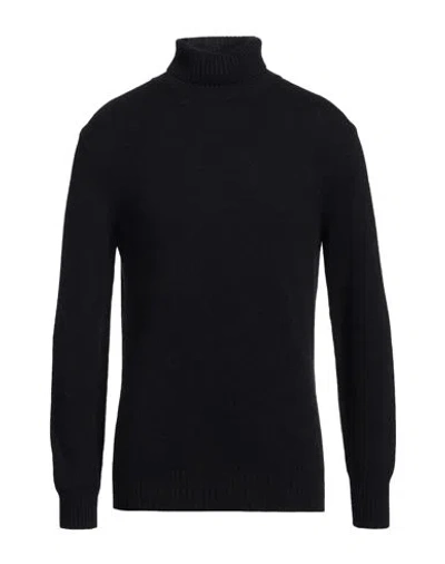 Sease Man Turtleneck Midnight Blue Size Xl Cashmere