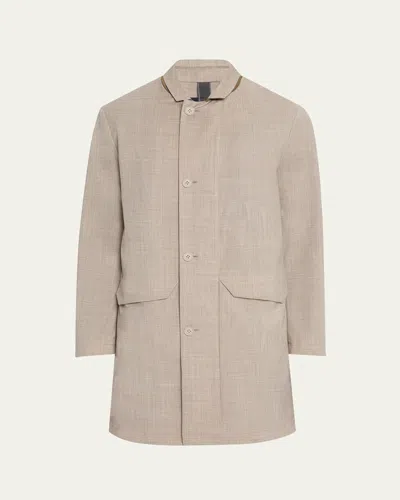 Sease Men's Drone Dust Coat In Driftwood