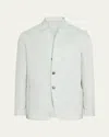 Sease Men's Ellen 2.0 Linen Blazer In Navyblue