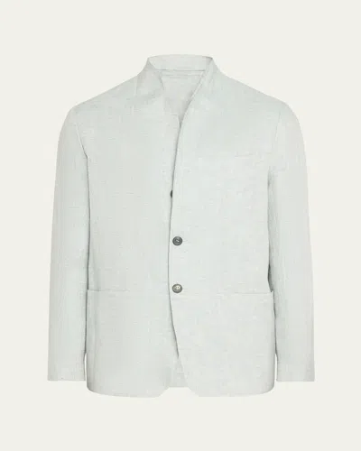 Sease Men's Ellen 2.0 Linen Blazer In Navyblue
