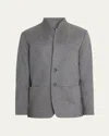 Sease Men's Ellen Wool And Cashmere Unstructured Blazer In Gray