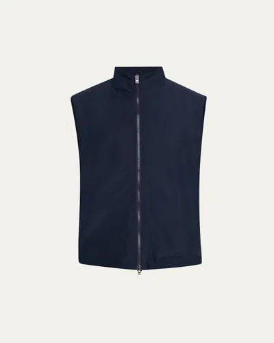 Sease Men's Padded Explorer Vest In Navy Blue