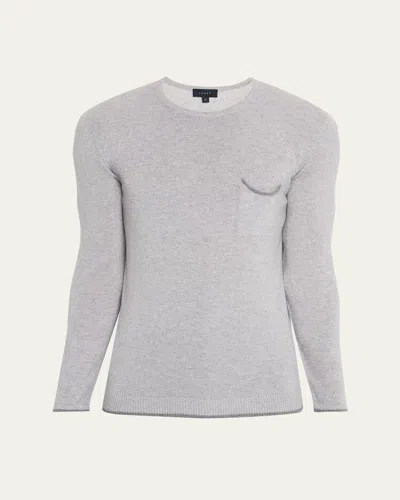 Sease Men's Shore 2.0 Cashmere Crewneck Sweater In Lead Grey