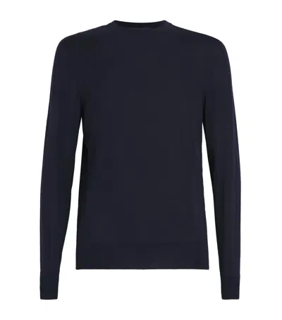 Sease Merino Lasca Sweater In Blue
