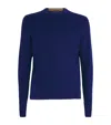 Sease Merino Waffle-knit Sweater In Blue