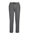 Sease Mindset Elasticated-waist Trousers In Black