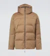 Sease Nordend Wool-blend Down Jacket In Brown