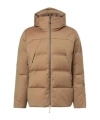Sease Nordend Wool-blend Down Jacket In Brown