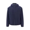 Sease Padded Wool Blouson Jacket In Blue