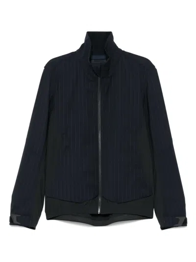 Sease Pinstriped Jacket In Blue
