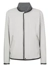 Sease Reversible Zip-front Jacket In Gray
