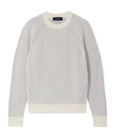 Sease Ribbed Cashmere Sweater In White