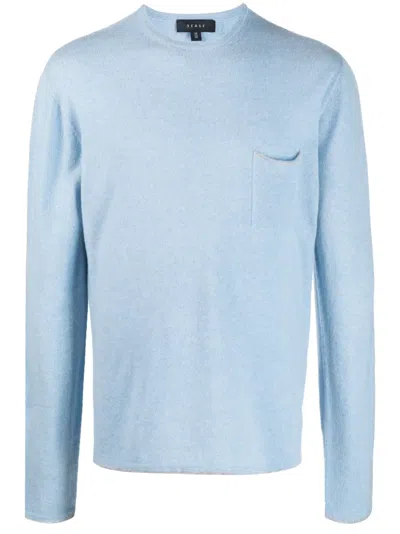 Sease Cashmere Shore 2.0 Sweater In B45 Sky Blue