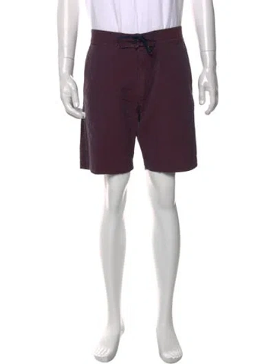 Pre-owned Sease Shorts In Burgundy