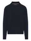 Sease Pullover Mit Ausschnitt In Blue