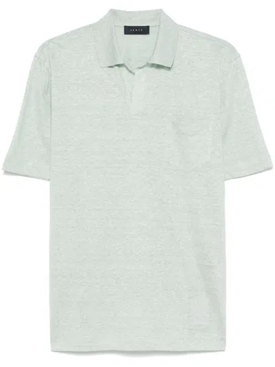 Sease Split-neck T-shirt In Blue