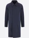 Sease Men's Lifetime Concealed-zip Raincoat In Blue