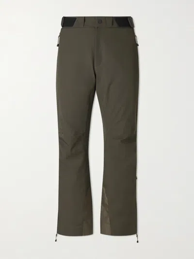 Sease Straight-leg Padded Ski Pants In Green