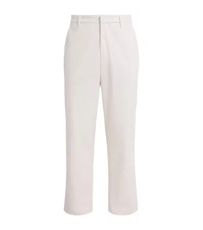 Sease Stretch-cotton Brushed Tech Chinos In White