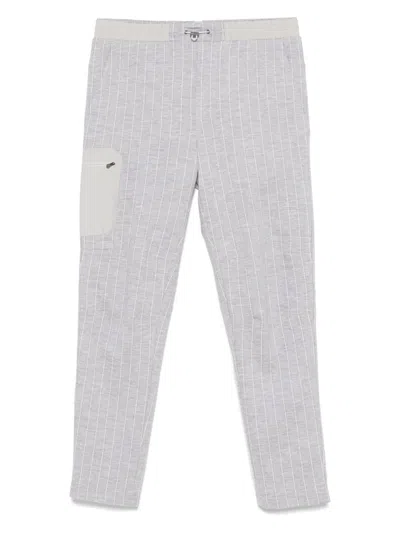 Sease Striped Trousers In Grey