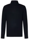 Sease Man Turtleneck Midnight Blue Size Xl Cashmere In Blue