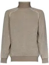 Sease Beige Cashmere Turtleneck Sweater