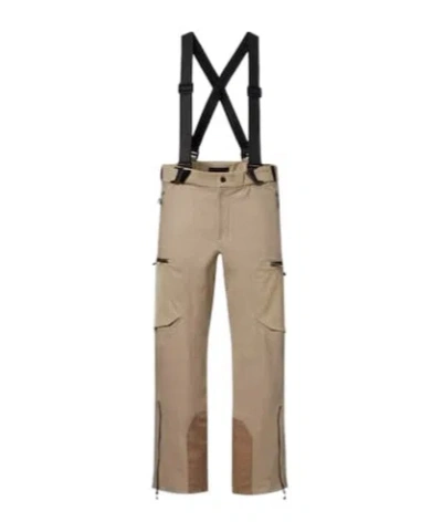Sease Trace 2.0 Wool-blend Ski Salopettes In Brown