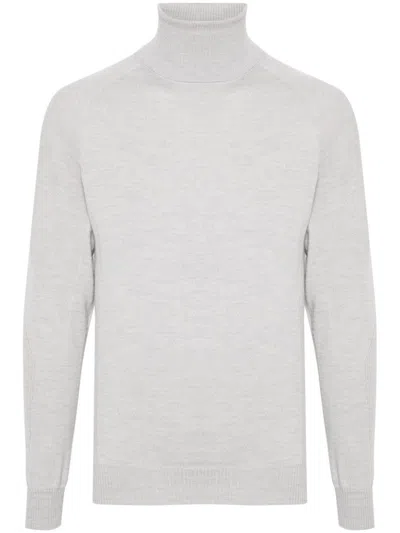 Sease Turtle-neck Sweater In Gray